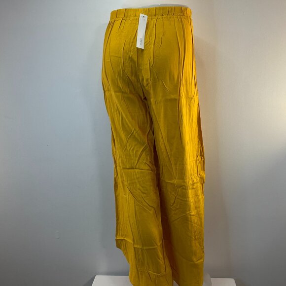 DREW Women's Lightweight Wrap Mustard Yellow Pants - Size Large - NWT $178 - Picture 6 of 6